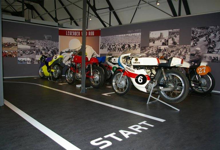 Aufnahme aus der Ausstellung "Unsere Legenden vom Sachsenring"